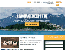 Tablet Screenshot of alaska-seo.com